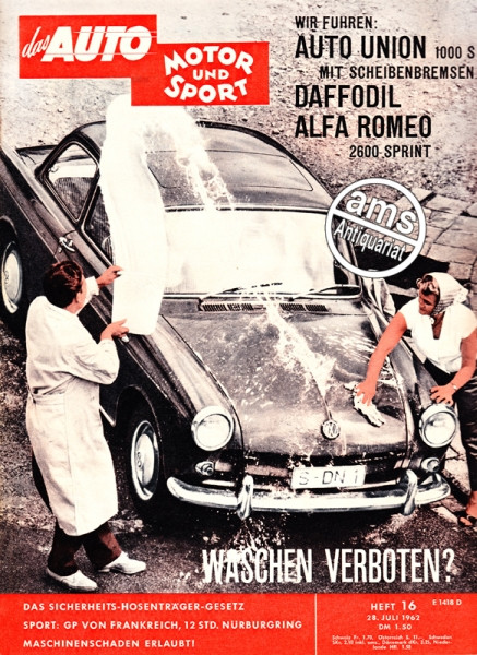 Auto Motor Sport, 28.07.1962 bis 10.08.1962