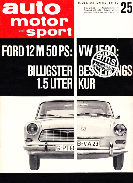 Auto Zeitung 14.12.1963