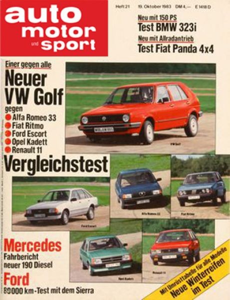 1983: Einer gegen alle: Der NEUE VW GOLF