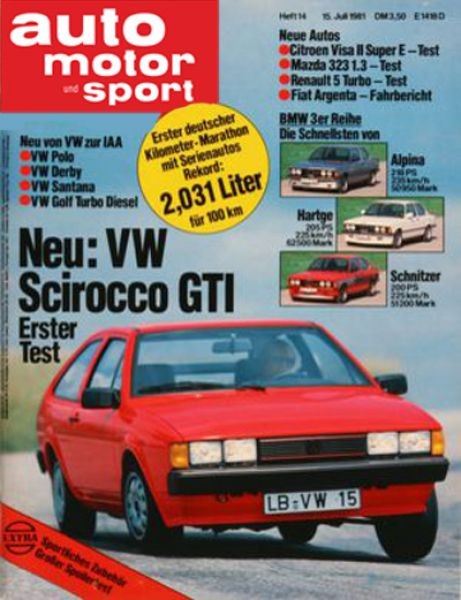 Auto Motor Sport, 15.07.1981 bis 28.07.1981