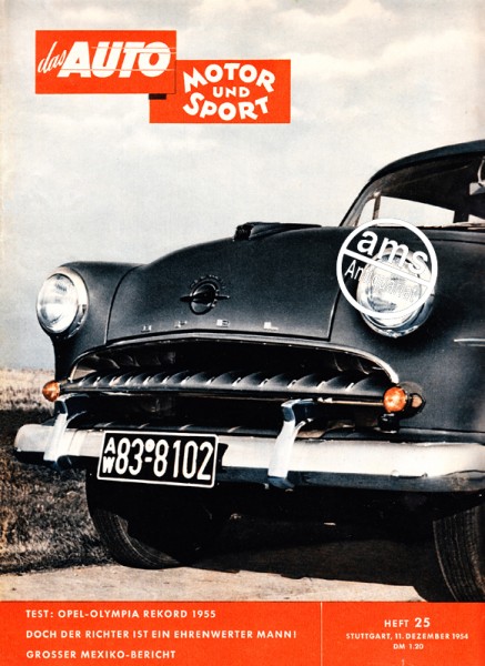 Auto Motor Sport, 11.12.1954 bis 24.12.1954