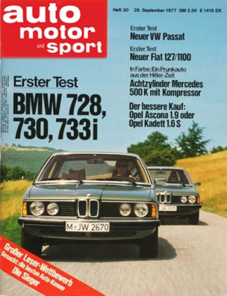 ERSTER TEST: BMW 728, 730,733i
