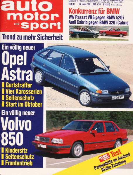 Auto Motor Sport, 14.06.1991 bis 27.06.1991