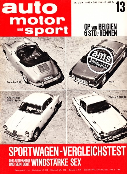 Auto Motor Sport, 29.06.1963 bis 12.07.1963