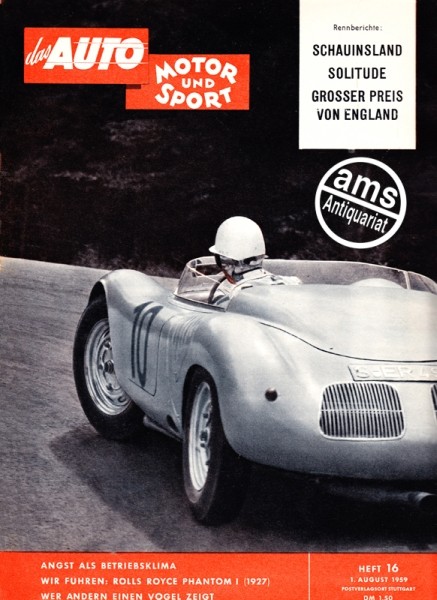 Auto Motor Sport, 01.08.1959 bis 14.08.1959