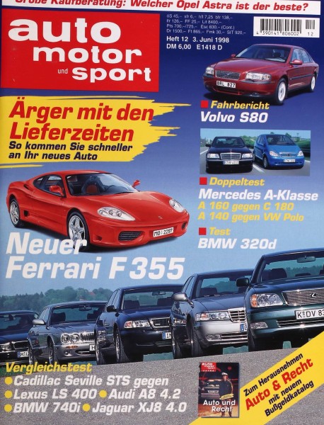 Auto Motor Sport, 03.06.1998 bis 16.06.1998