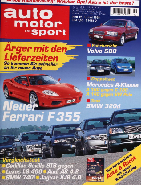 Auto Motor Sport, 03.06.1998 bis 16.06.1998