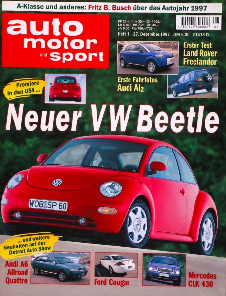 Neuer VW Beetle