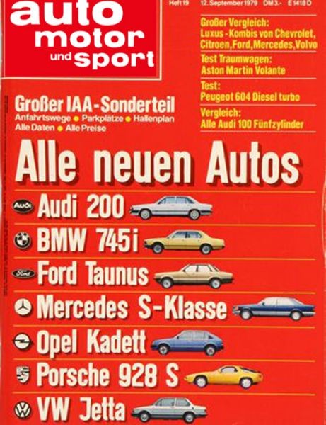 Auto Motor Sport, 12.09.1979 bis 25.09.1979