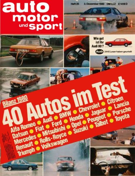 Auto Motor Sport, 03.12.1980 bis 16.12.1980