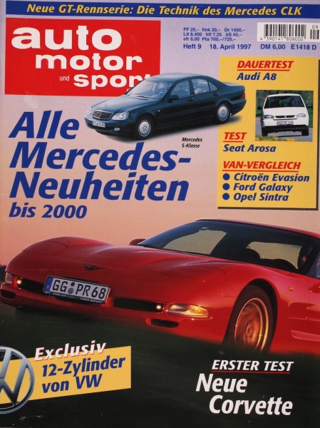 Auto Motor Sport, 18.04.1997 bis 01.05.1997