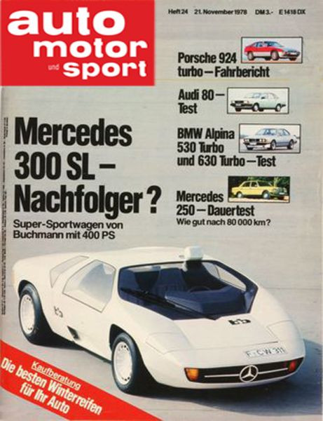 24/1978: Mercedes 300 SL - Nachfolger? Super-Sportwagen von Buchmann mit 400 PS; Porsche 924 turbo - Fahrbericht; Audi 80 - Test; BMW Alpina 530 Turbo und 630 Turbo - Test; Mercedes 250 - Dauertest: Wie gut nach 80 000 km?; Testbericht: Audi 80 GLS; Testb