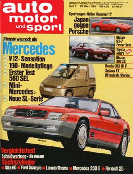 Auto Motor Sport, 29.03.1986 bis 11.04.1986