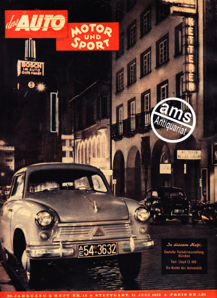 Auto Motor Sport 11. Juli 1953