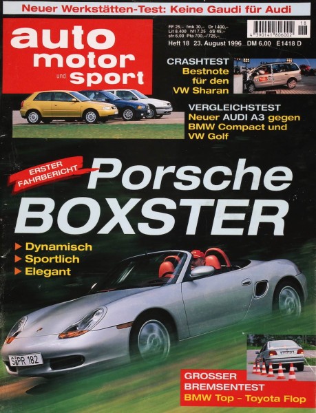 Auto Motor Sport, 23.08.1996 bis 05.09.1996