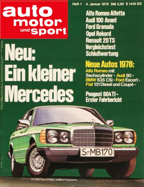 Auto Motor Sport, 04.01.1978 bis 17.01.1978