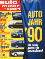 2/1990: Auto Jahr ´90 - 90 neue Autos für Deutschland: Mercedes: Neue S-Klasse, Neuer 500 E, Neuer 190 E 1.8; BMW: Neuer Dreier und Neuer 850 i; Audi: Neuer...