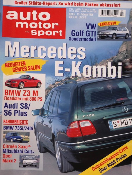Auto Motor Sport, 23.02.1996 bis 07.03.1996
