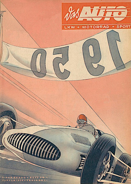 Titelblatt Die Auto LKW Motorrad Sport Heft 1/1950 vom 01.01.1950 bis 14.01.1950., AMS 1/1950: Motorrad-Schau in Mailand; Betriebsstoffe: Preise und staatliche Belastung der Kraftstoffe; Kraftfahrzeugtechnik: Warum rupft eine Kupplung?; Kraftfahrzeugtechn