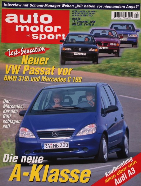 Auto Motor Sport, 13.12.1996 bis 26.12.1996
