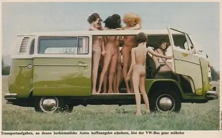Volkswagen Bulli Transporter und technische Konstruktion des VW Bus