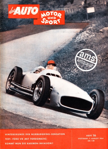 Auto Motor Sport, 07.08.1954 bis 20.08.1954