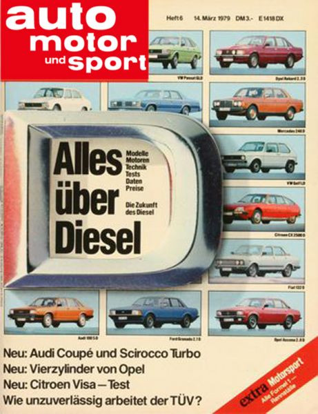 ALLES ÜBER DIESEL AUTOS 1979!