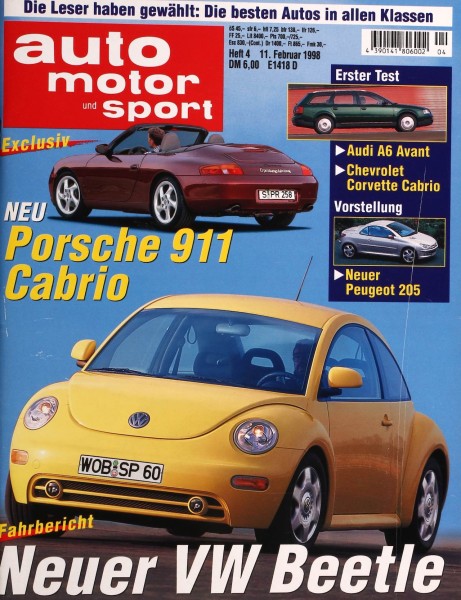 Auto Motor Sport, 11.02.1998 bis 24.02.1998