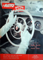 21/1956: Test Porsche 1600 und 1600 Super; Großer Bericht vom Pariser Salon; Amerikas Ford-Modelle 1957