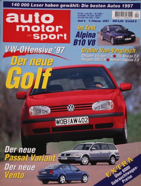 Auto Motor Sport, 07.02.1997 bis 20.02.1997