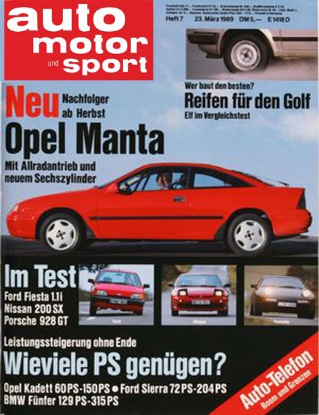 Auto Motor Sport, 23.03.1989 bis 05.04.1989