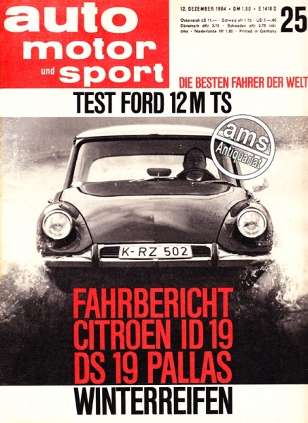 Auto Motor Sport, 12.12.1964 bis 25.12.1964