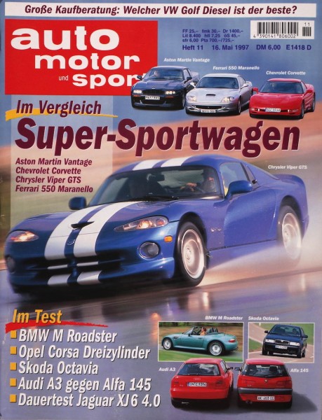 Auto Motor Sport, 16.05.1997 bis 29.05.1997