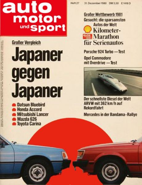 Auto Motor Sport, 31.12.1980 bis 13.01.1981