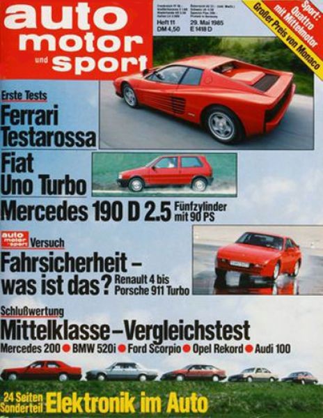Erster Testbericht: Ferrari Testarossa