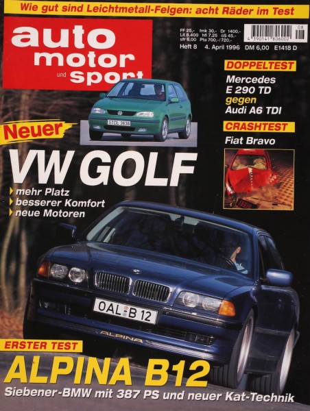 Auto Motor Sport, 04.04.1996 bis 17.04.1996