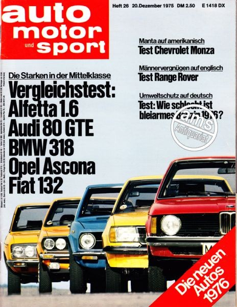 Auto Motor Sport, 20.12.1975 bis 02.01.1976