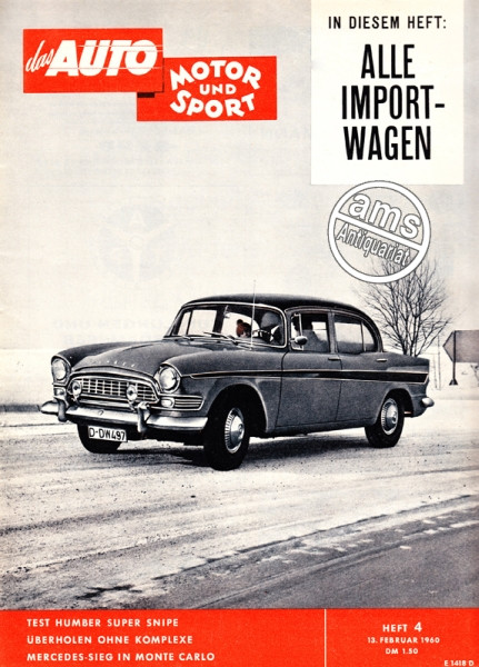 Auto Motor Sport, 13.02.1960 bis 26.02.1960