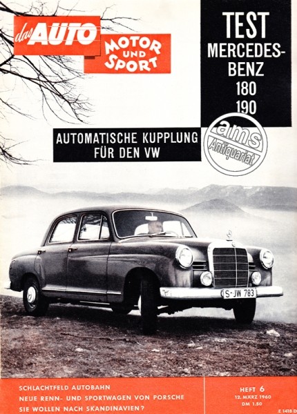Auto Motor Sport, 12.03.1960 bis 25.03.1960