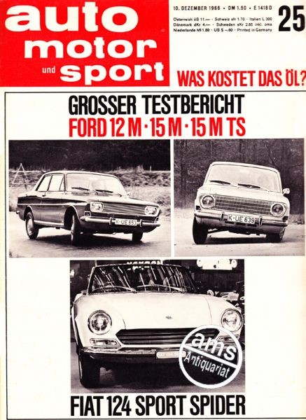 Auto Motor Sport, 10.12.1966 bis 23.12.1966