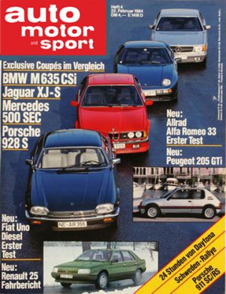 Auto Motor Sport, 22.02.1984 bis 06.03.1984