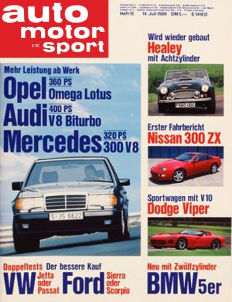 Auto Motor Sport, 14.07.1989 bis 27.07.1989