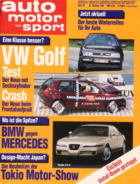 Auto Motor Sport, 31.10.1991 bis 13.11.1991