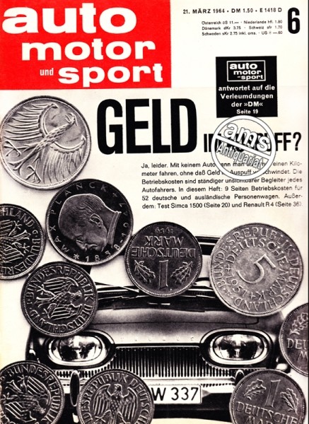 Auto Motor Sport, 21.03.1964 bis 03.04.1964