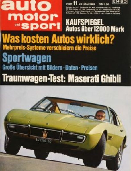 Auto Motor Sport, 24.05.1969 bis 06.06.1969