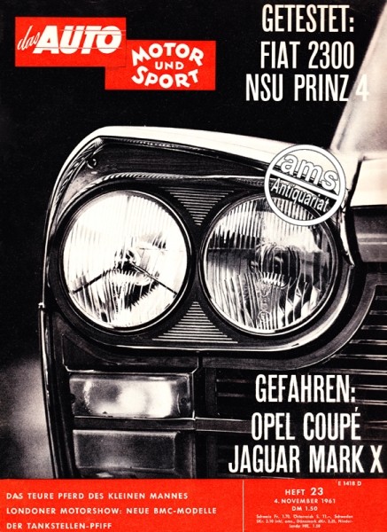 Auto Motor Sport, 04.11.1961 bis 17.11.1961