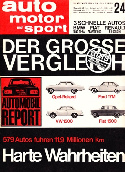 Auto Motor Sport, 28.11.1964 bis 11.12.1964