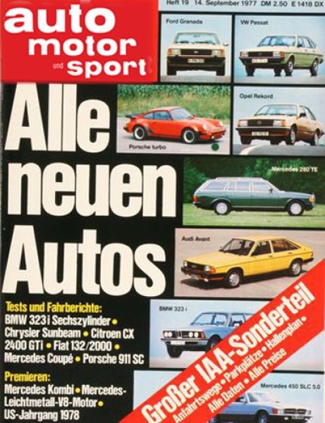Auto Motor Sport, 14.09.1977 bis 27.09.1977