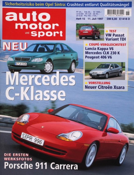 Auto Motor Sport, 11.07.1997 bis 24.07.1997