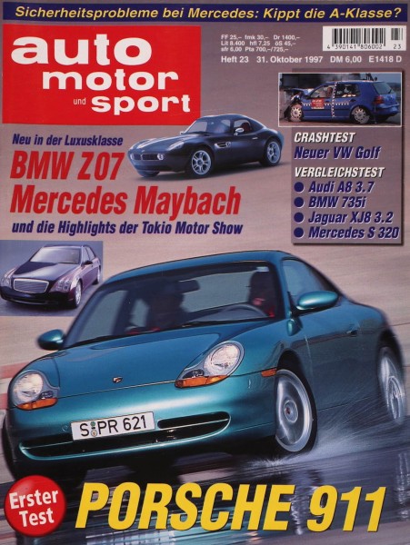 Auto Motor Sport, 31.10.1997 bis 13.11.1997